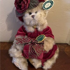 Velvet Burlington Collectible Decorative Bear
